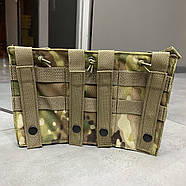 Армійський підсумок на 3 магазини, WINTAC, сумка на 3 магазини для АК, Мультикам, Cordura 1000D, фото 9