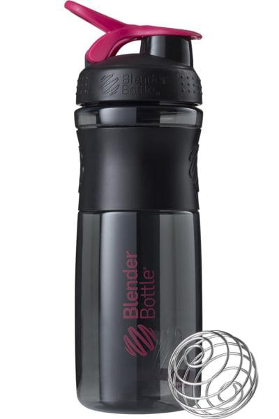 Шейкер спортивний (пляшка) BlenderBottle SportMixer 28oz/820ml Black/Pink (Original), фото 1