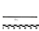 Вал приводу переднього колеса ВАЗ 1117-19, 2190-92 прав. (довгий) (688 мм) (22x22) тонкий н/о, фото 2