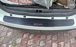 Накладка на бампер Renault GRAND SCENIC III з 2009- (NataNiko Carbon)