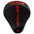 Лапи боксерські PowerPlay 3044 Pro Carbon Ultra Series Чорно-Червоні PU [пара], фото 3