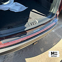 Накладка на бампер із загинанням Ford Edge USA з 2018- (Carbon)