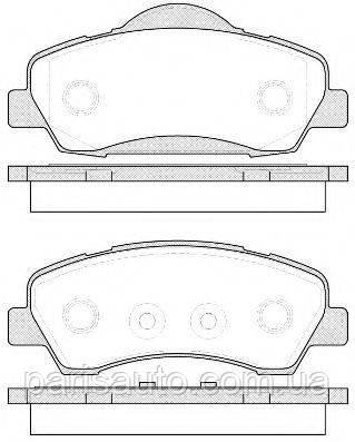 Гальмівні колодки Сітроен Ц Еліз Citroen C Elysee 1,2 Roadhouse