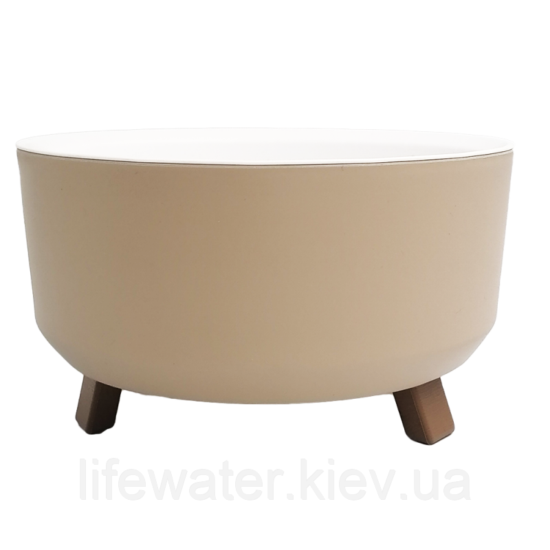 Горщик для квітів Tripot 2,25 л бежевий, фото 1