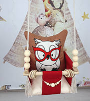 Підвісна гойдалка Розумна сова, фото 8