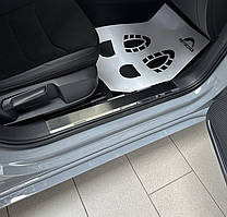 Накладки на внутрішні пороги Volkswagen Arteon з 2017-
