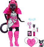 Лялька Монстер Хай Кетті Нуар Monster High Catty Noir Doll HXH76 Mattel Оригінал, фото 6
