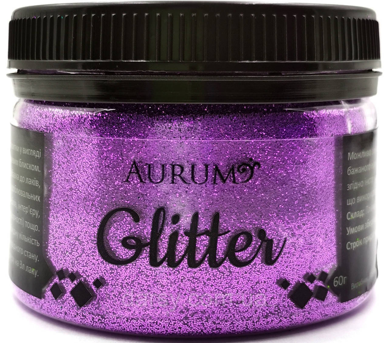 Декоративні блискітки Глітер Aurum Фіолетовий 60 г, фото 1