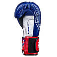 Боксерські рукавиці Phantom Muay Thai Blue 16 унцій (капа в подарунок), фото 6
