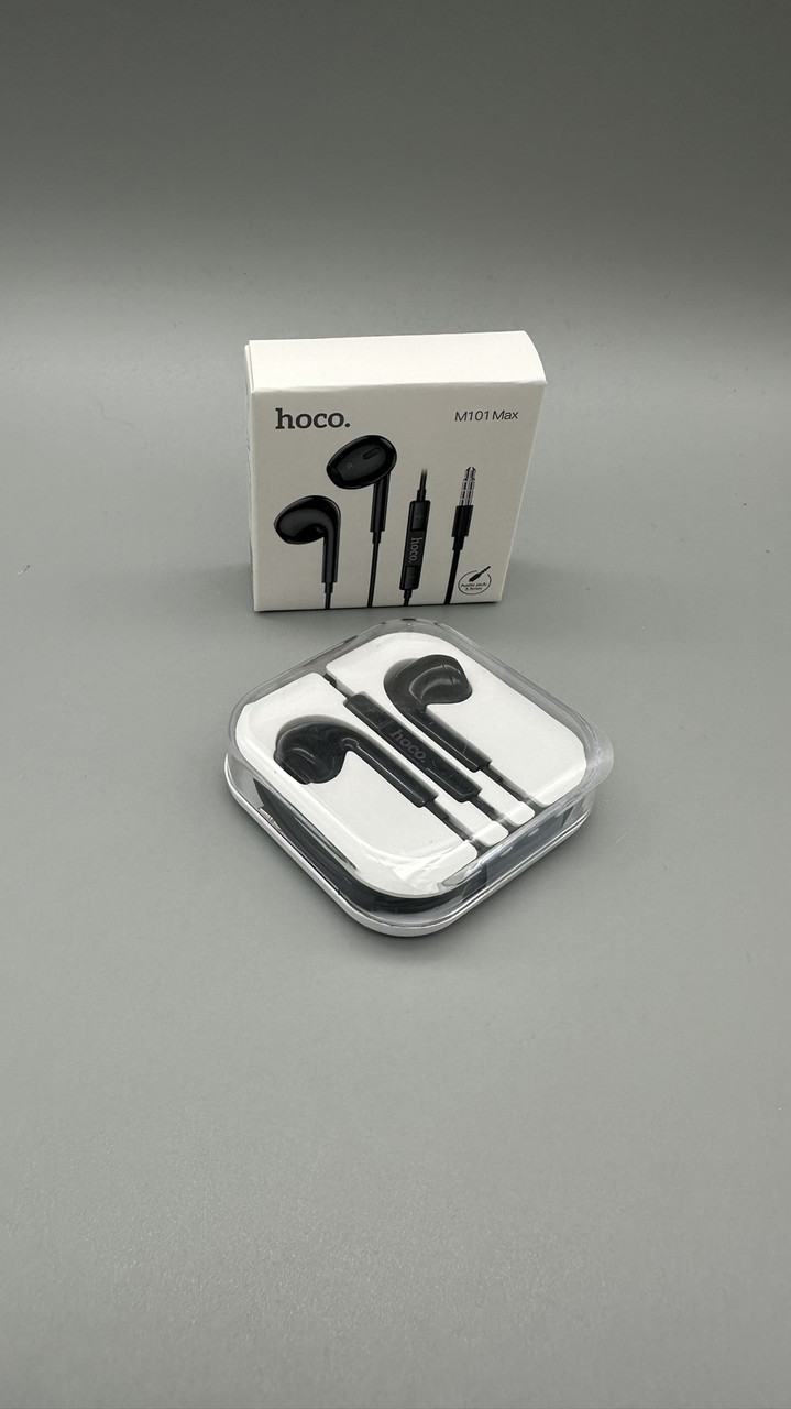 Наушники вакуумные HOCO M101 Max Crystal grace с микрофоном