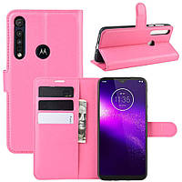 Чохол-книжка Litchie Wallet для Motorola One Macro / Moto G8 Play Rose