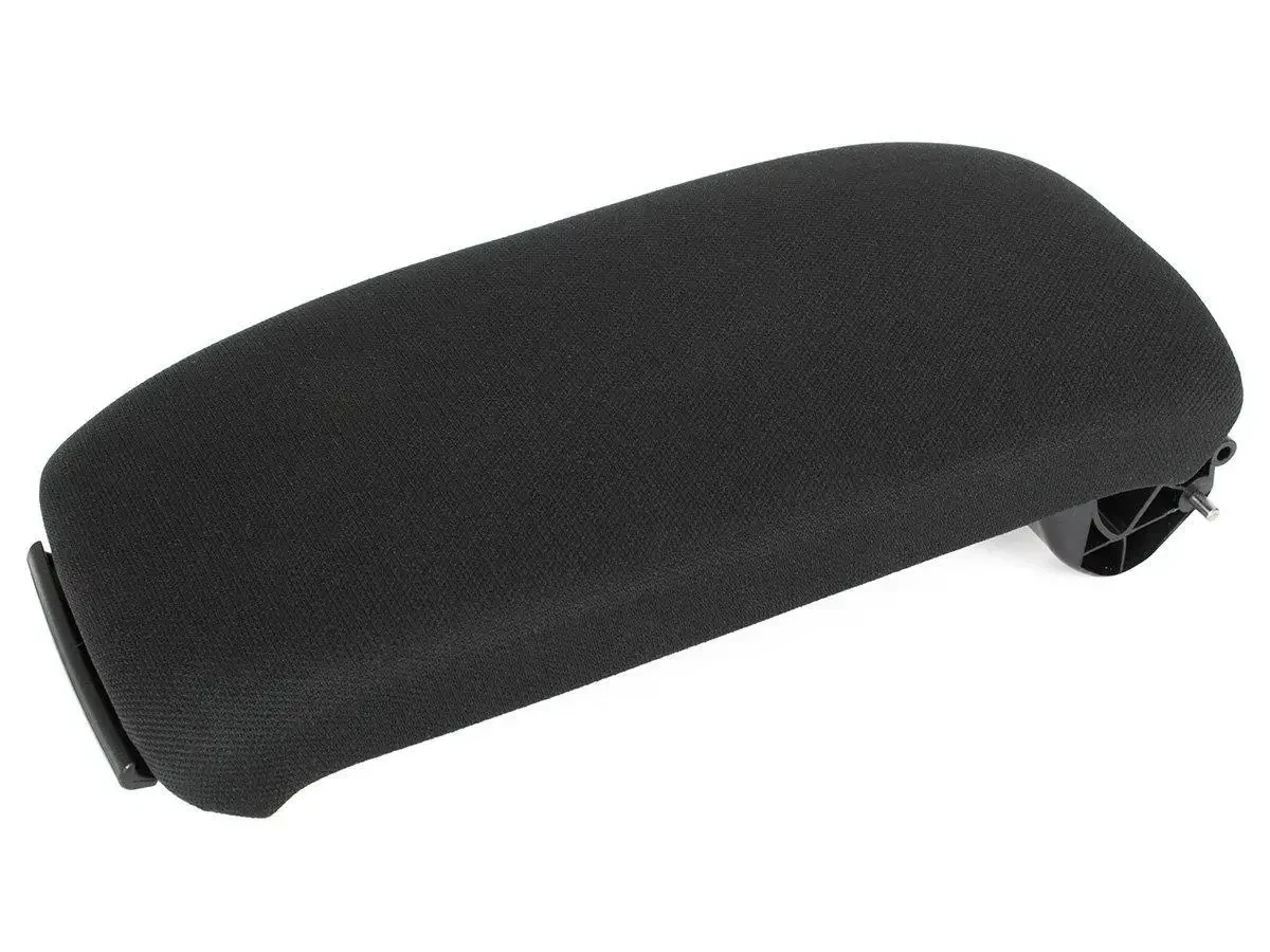 Audi A3 8P (03-12) кришка підлокітника з кнопкою і оббивкою, чорна тканина, Ауді А3 8П