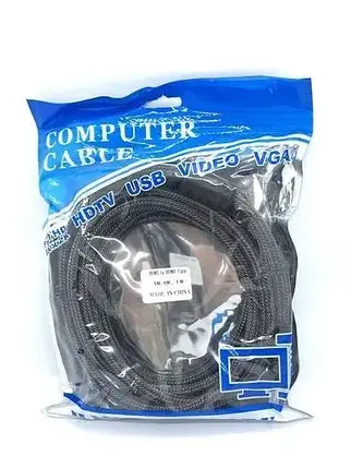 Кабель відео HDMI-HDMI 3м СІРИЙ, фото 1