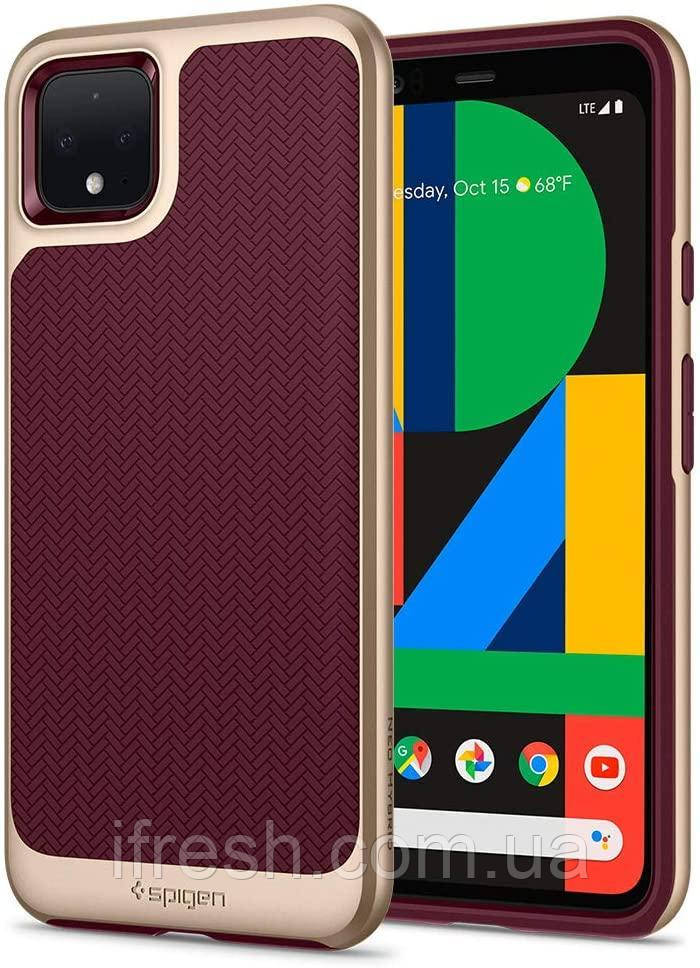 Чохол Spigen для Google Pixel 4 XL-Neo Hybrid (Ver. 2) Burgundy (ACS00623), фото 1
