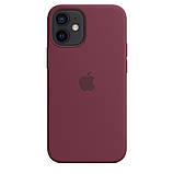 Чехол Apple для iPhone 12 mini Silicone Case with MagSafe Plum (MHKQ3ZE/A), фото 5