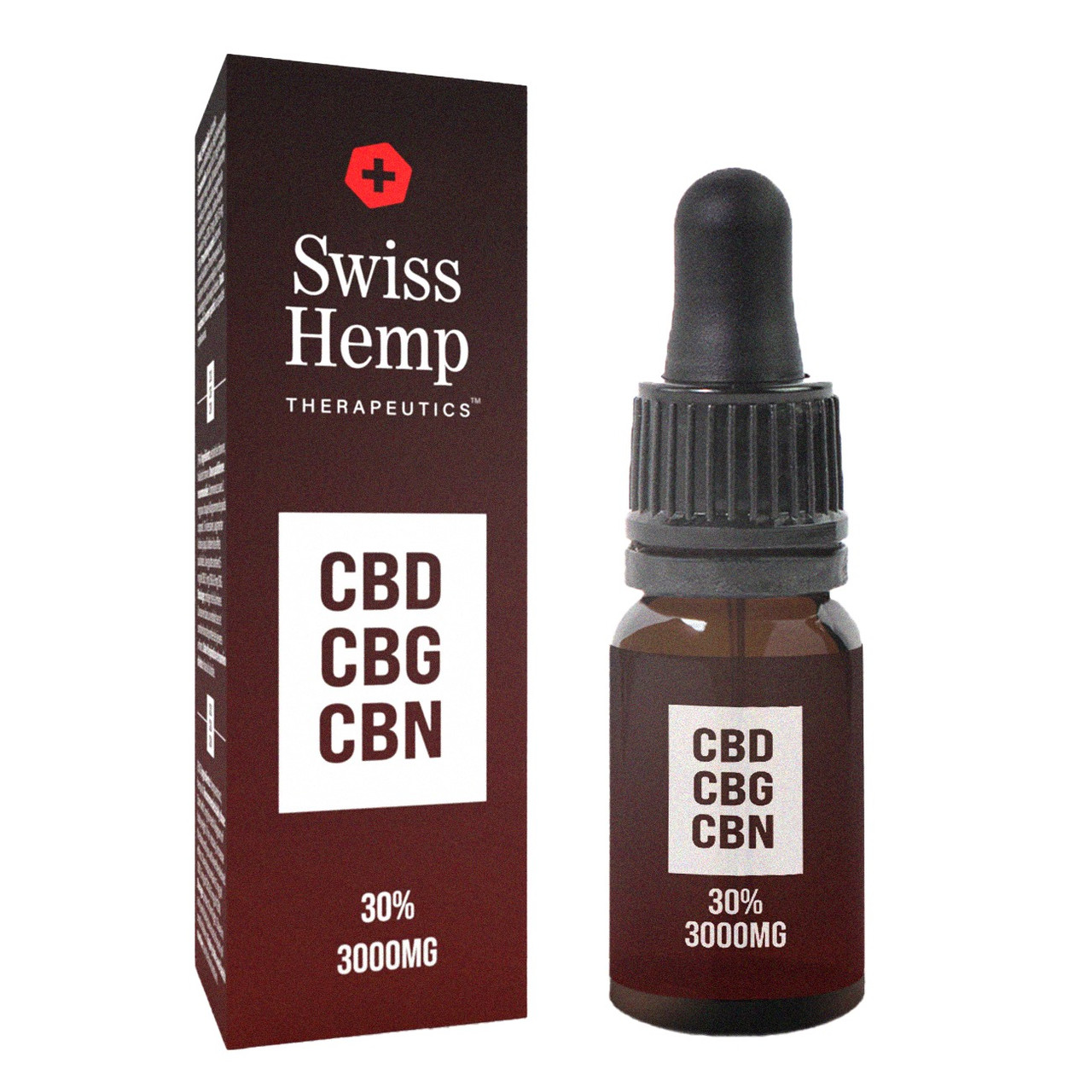 🌿Олія КБД 30% SwissHemp CBD + CBG + CBN | 3000 мг, Broad Spectrum, 10 мл (Швейцарія), фото 1