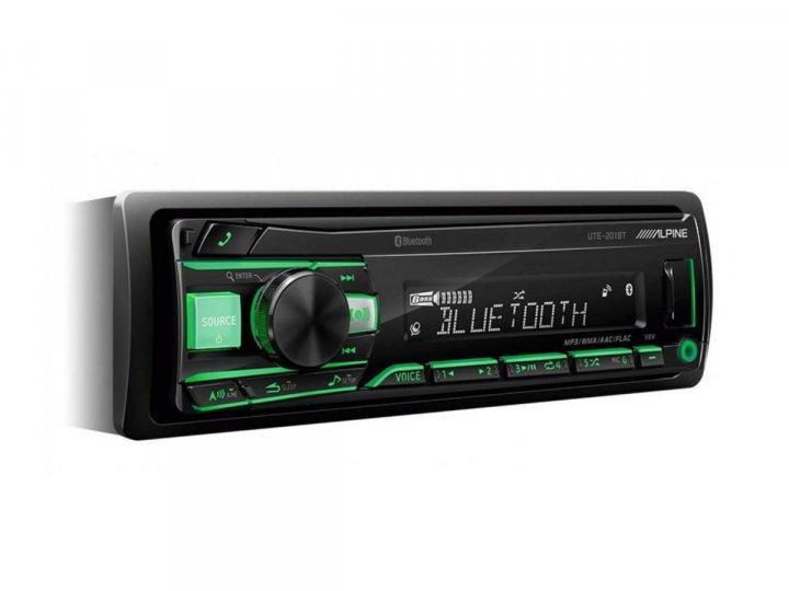 Автомобільна Bluetooth магнітола Alpine UTE-201BT мультимедійний центр універсальний