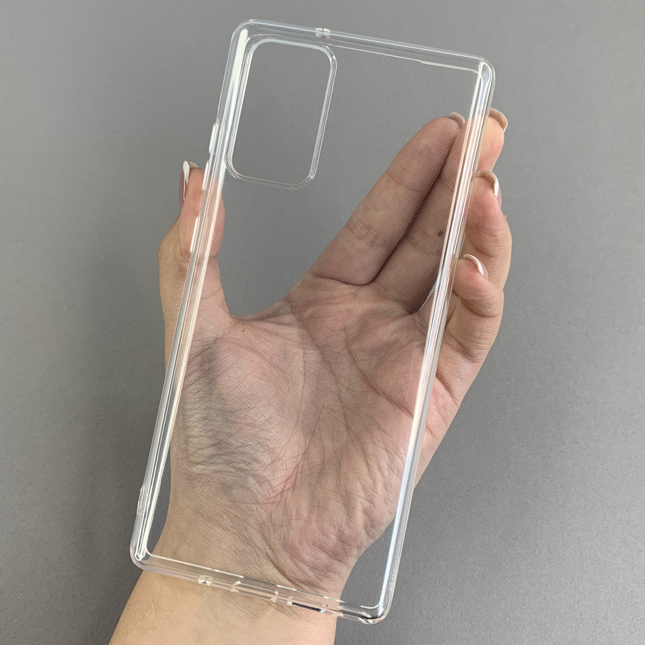 Чохол для Samsung Galaxy Note 20 силіконовий чохол на телефон самсунг нот 20 прозорий nsp