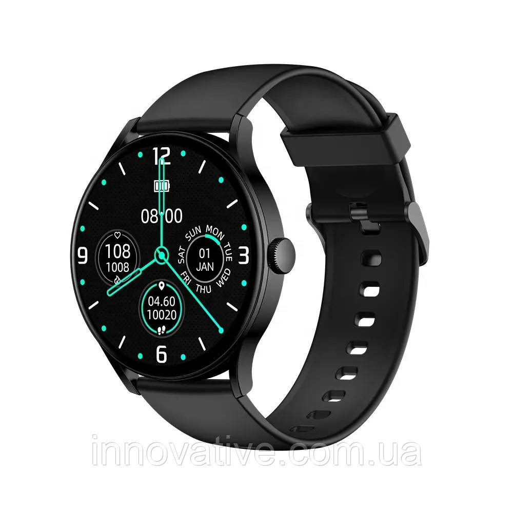 Розумний годинник King Wear KW218 з можливістю дзвінків (Чорний)