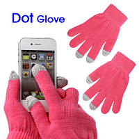 Перчатки для сенсорных экранов, перчатки для сенсорных дисплеев, купить перчатки для сенсора Розовый