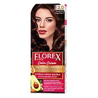 Стійка крем-фарба для волосся Florex Super Каштан 2.0