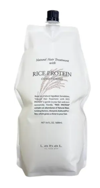 Rice Protein 1600 мл Органічна зволожуюча маска для пошкодженого волосся з рисовим протеїном.