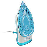 Праска Operatec OP-1003 праска з відпарюванням для прасування одягу Бірюзова 2200 Вт, фото 2