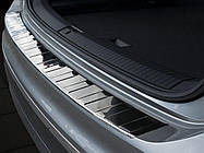 Захисна накладка на задній бампер для Volkswagen Tiguan 2015-2020, lift. 2020-2024 /нерж.сталь/