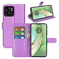 Чохол-книжка Litchie Wallet для Motorola Edge 40 Violet