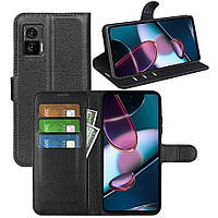 Чохол-книжка Litchie Wallet для Motorola Edge 30 Neo Black