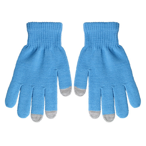 Перчатки для сенсорных экранов, перчатки для сенсорных дисплеев, купить перчатки для сенсора Голубой - фото 2 - id-p30811207