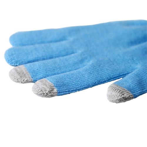 Перчатки для сенсорных экранов, перчатки для сенсорных дисплеев, купить перчатки для сенсора Голубой - фото 3 - id-p30811207