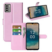 Чохол-книжка Litchie Wallet для Nokia G22 Light Pink
