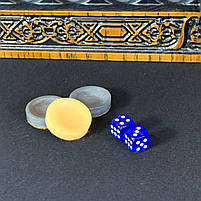 Нарди дерев'яні ручної роботи Скорпіон 68х32см подарункові, фото 6