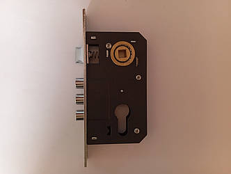 Замок врізний Apecs 1000 міжось 61,5мм хром