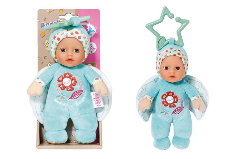 Лялька Baby Born For babies Блакитне янголятко 18 см (832295-1)