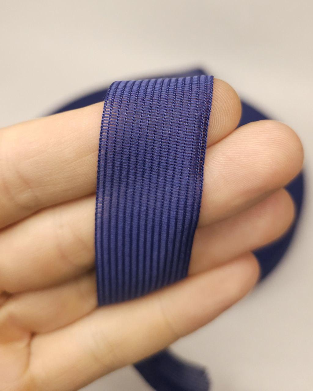 Тасьма окантовочна, лямовка 23 мм 2п синя 100 м