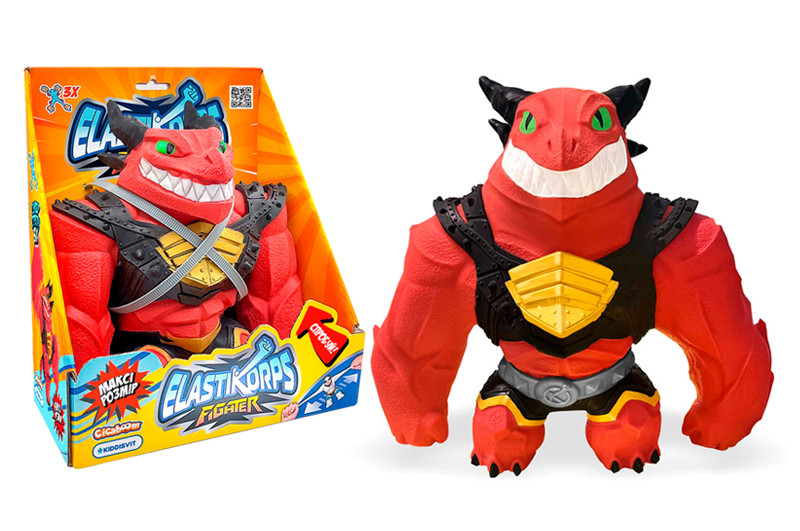 Стретч-іграшка Elastikorps серії Maxy Fighter 3 Червоний дракон