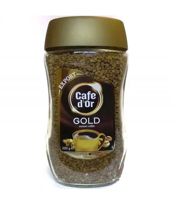 Кава розчинна Cafe Dor Gold Export 200 г Польща, фото 1