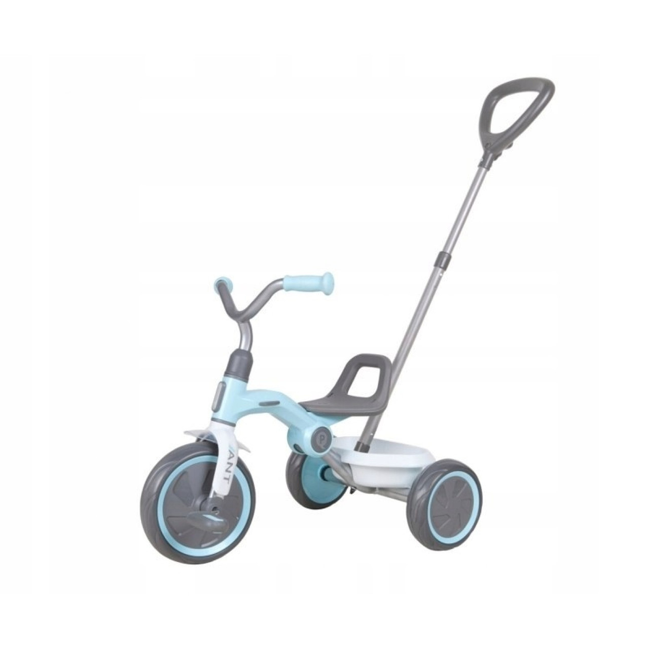 Триколісний дитячий велосипед Ant+ LightBlue зі знімною ручкою