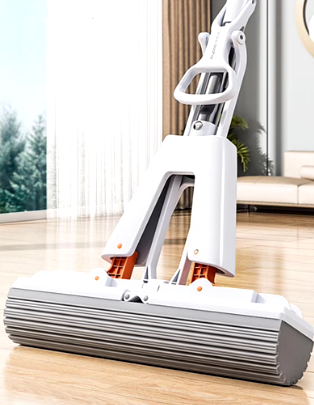 Складана швабра з бавовняною насадкою Cotton Mop