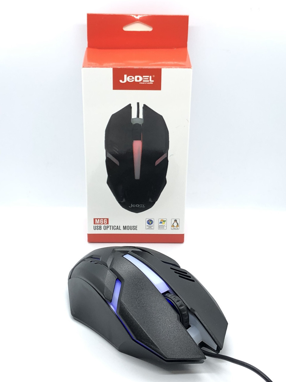 Миша USB JEDEL M66 ігрова з підсвіткою