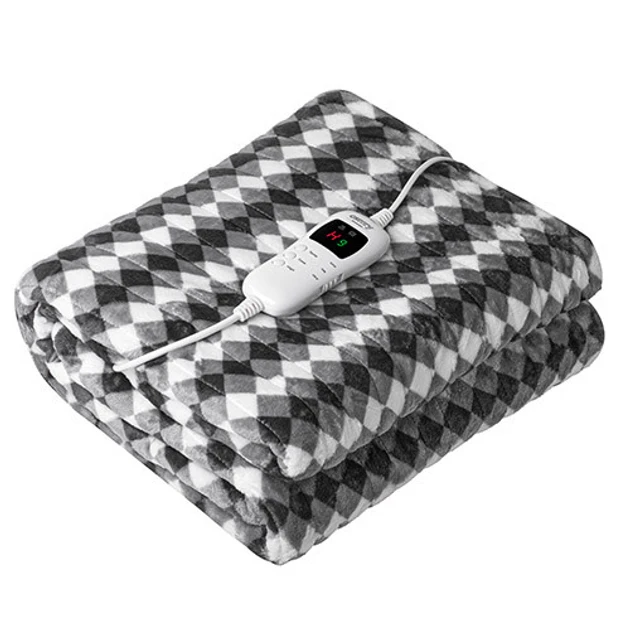 Ковдра електрична, електроковдра Camry CR 7442 (двоспальна, 120 Вт, 7 рівнів нагріву, машинне прання), фото 1