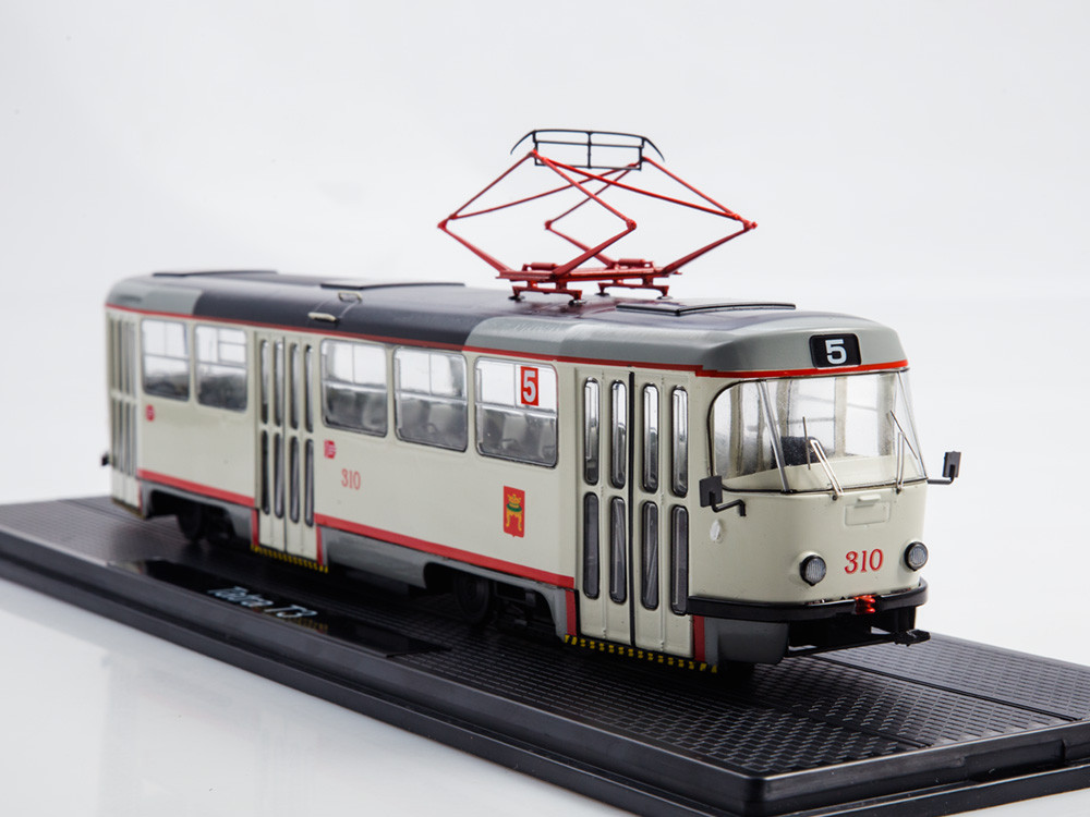 Модель Трамвай Tatra-T3SU (білий) | SSM