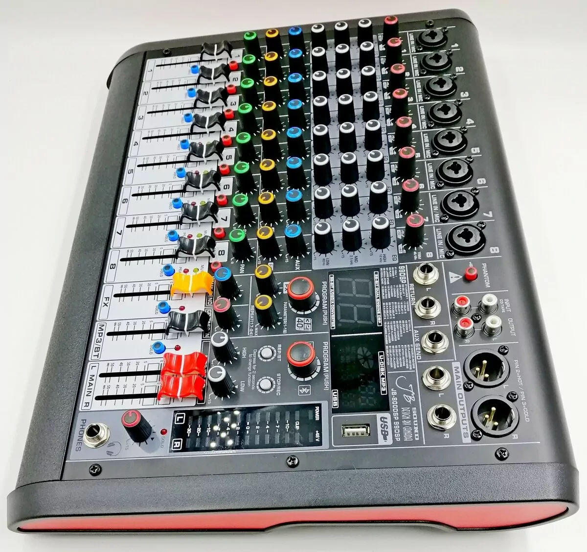 8-канальний мікшерний пульт JB-800DSP JB Sound