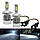 LED лампи для авто H4 C6 LED Headlight 36W 3800LM DC8-48V світлодіодні автомобільні лампочки Н4, фото 6