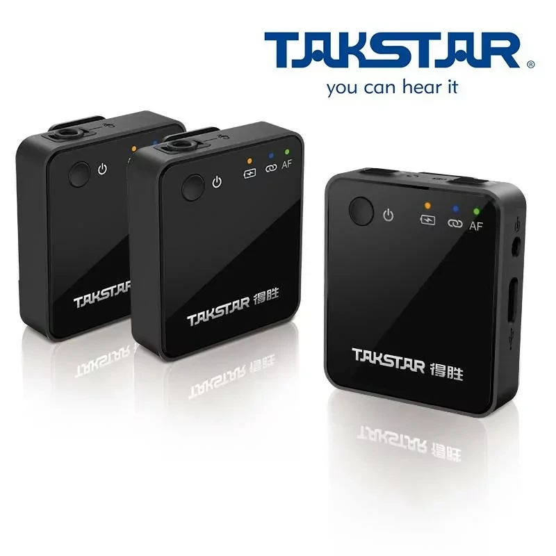Мікрофонна радіосистема Takstar V1 dual channel version OTG, фото 1