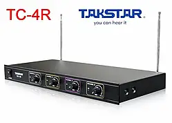 Чотириканальний приймач для радіосистеми Takstar TC4R