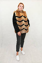 Хутряна жилетка з лисиці