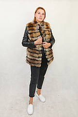 Хутряна жилетка з лисиці